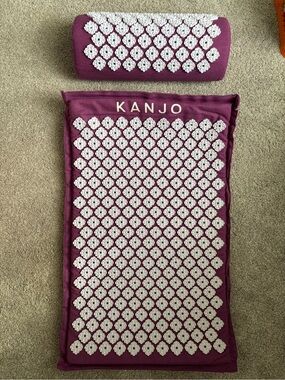 Purple Acupressure Mat & Pillow Set
